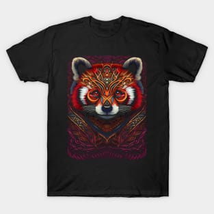 Indian tribal red panda T-Shirt